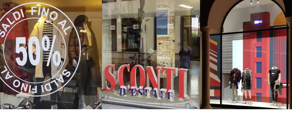Allestimenti vetrine per negozi