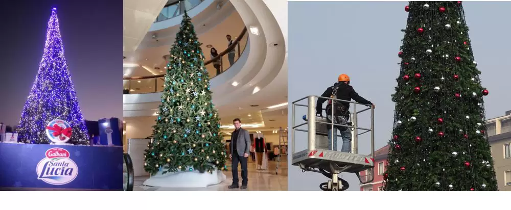 Alberi di natale giganti