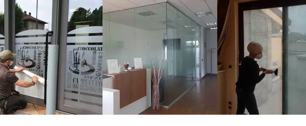 Pellicole satinate per vetri decorative e privacy