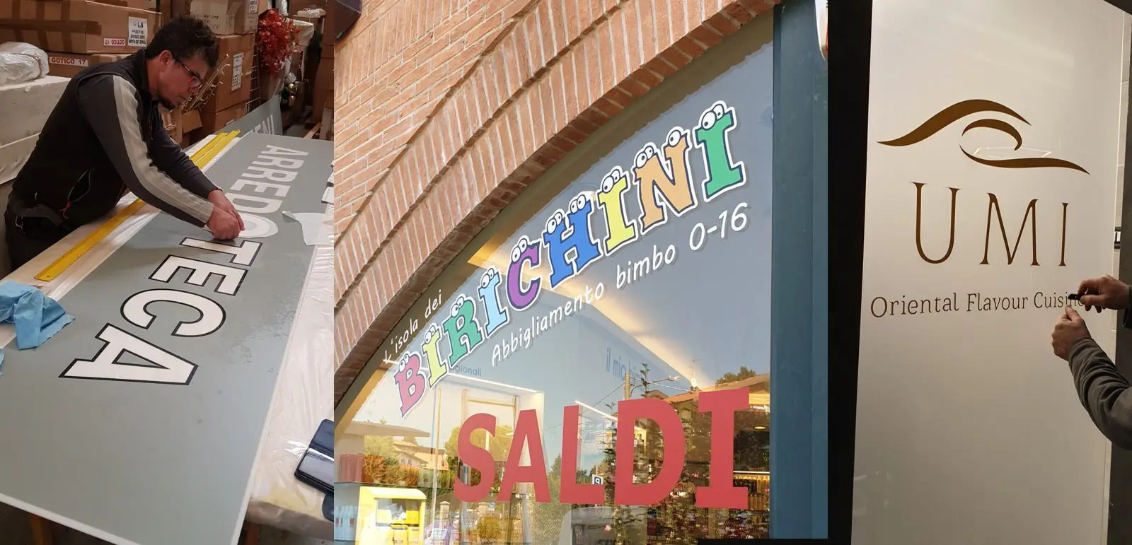 Insegne commerciali e stampe digitali